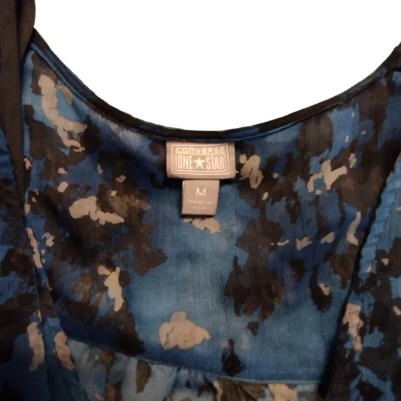 EUC Converse one star dress WITH lining - blue gray black Size Medium - Picture 2 of 6